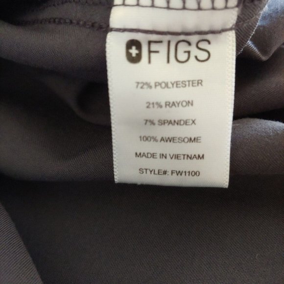 Figs womens grey 3 pocket top size XS - Picture 14 of 14